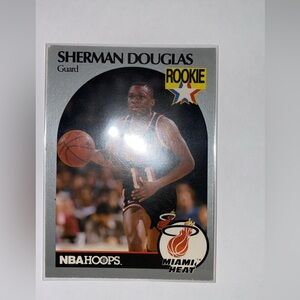 NBA Hoops Sherman Douglas Rookie Card 1990s